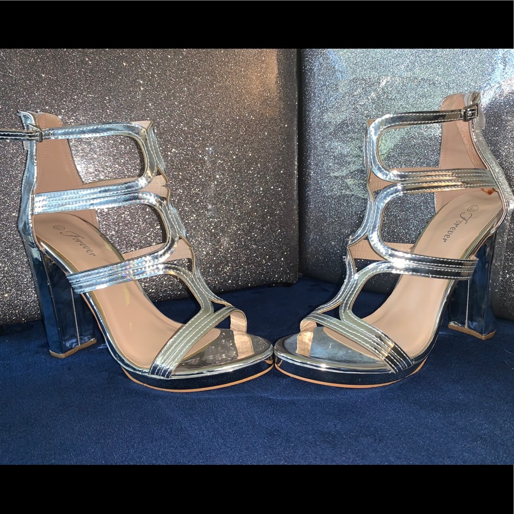 Silver High Heels - Picture 3 of 11